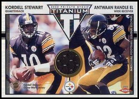 02PPST 158 Kordell Stewart Antwaan Randle El RC, MEM, SN500.jpg